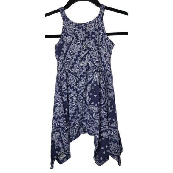The Childrens Place Girls Paisley Sleeveless Dress Toddler 2T Boho Asymmetric - Picture 1 of 7